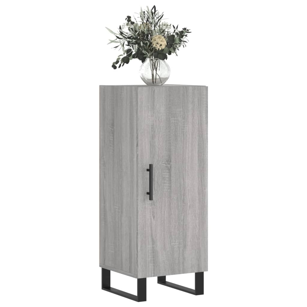 Sideboard Gray Sonoma 34.5 x 34 x 90 cm Engineered Wood