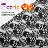 1 Yard Halloween Ghost Skull Flower Printed Lace Mesh Fabric Soft Tulle Halloween Party Decoration Diy Apparal Sewing Fabric