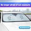 Automobilio priekinio stiklo apsauga nuo saulės, tinkama Dongfeng Sylphy Teana Tiida Kicks Qashqai X-Trail Pathfinder ARIYA Navara