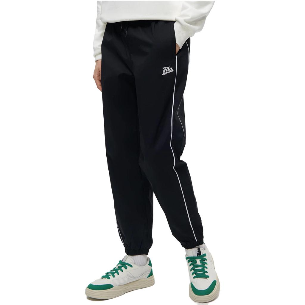 Fila Fusion 2023 Autumn New Vintage Sports Casual Pants Women Bottoms Black T11W332803F-BK