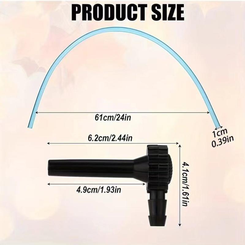 12 Set Plastic Maple Syrup Taps With 24in Tubes Maple Syrup Supplies Grade Non-Slip Maple Syrup Tapping Kit L-Shaped Tree Taps