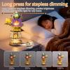 Tulip Artificial Flowers Night Light 3 Color Stepless Dimmable Rechargeable Cordless Small Lamp Wedding Gifts for Women Mom
