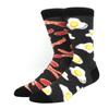High Quality Combed Cotton Socks food Pattern Long Tube Funny Happy Men Socks Novelty Skateboard Crew Casual Crazy Socks