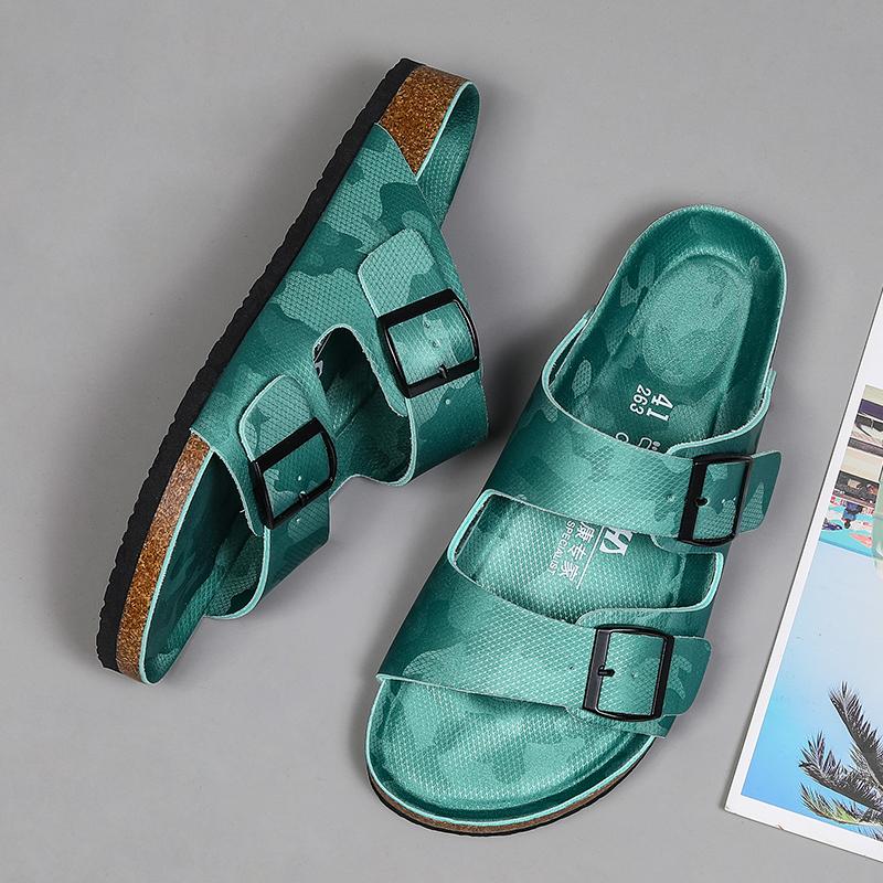 2024 Летние уличные дышащие и нескользящие большие размеры парные сандалии новые мужские — фото 4
