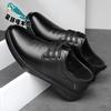 Star-headed Woodpecker Men's Shoes New Leather Shoes Men's Breathable Casual Shoes Men's 2025 Leather Shoes