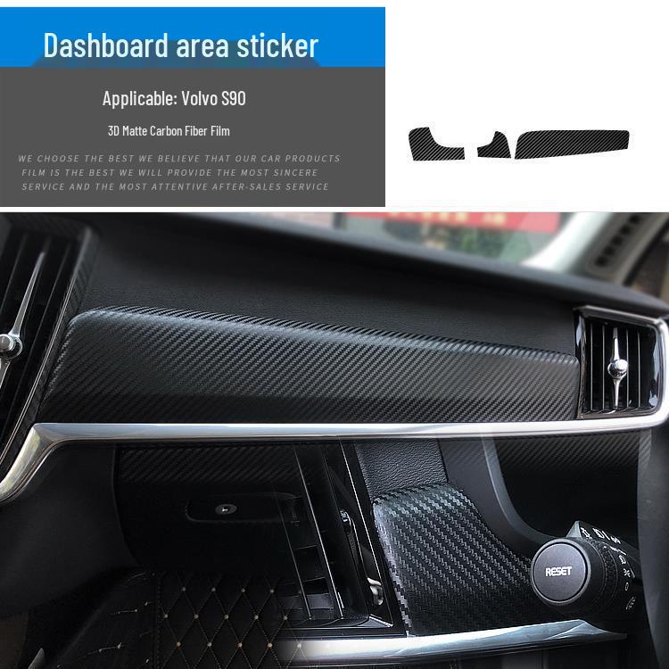 Volvo S90 Carbon Fiber Interior Trim Stickers