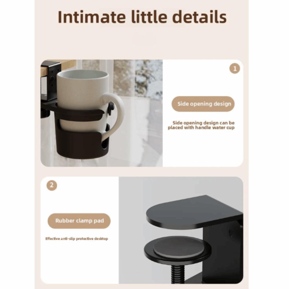 Mounts Stand Office Drink Cup Tray Adjustable Coffee Storage Rack  Dormitory