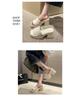 Women's Summer 2023 Thick-Soled Sponge Cake Slippers - Stylish One-Strap Beach Design