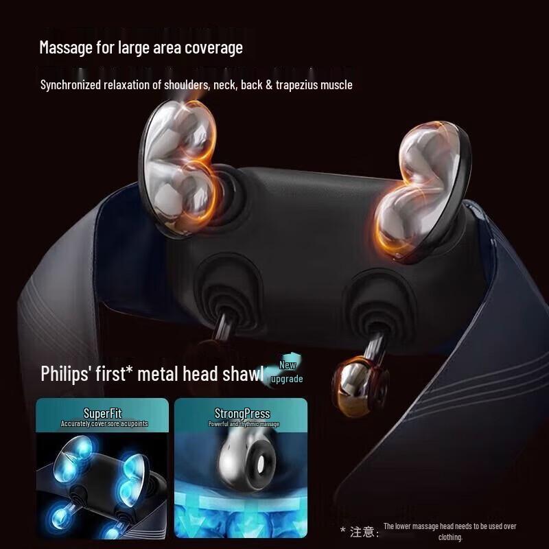 Philips Goldfish Neck and Shoulder Massager PPM5203N CN plug (adapter included)