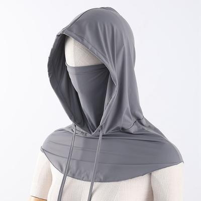 360 ° Lightweight Cooling Ice Silk Fabric Hood Sun Protection Shroud Mask Hat, for Outdoor  Fishing, Surfing, Swimming,