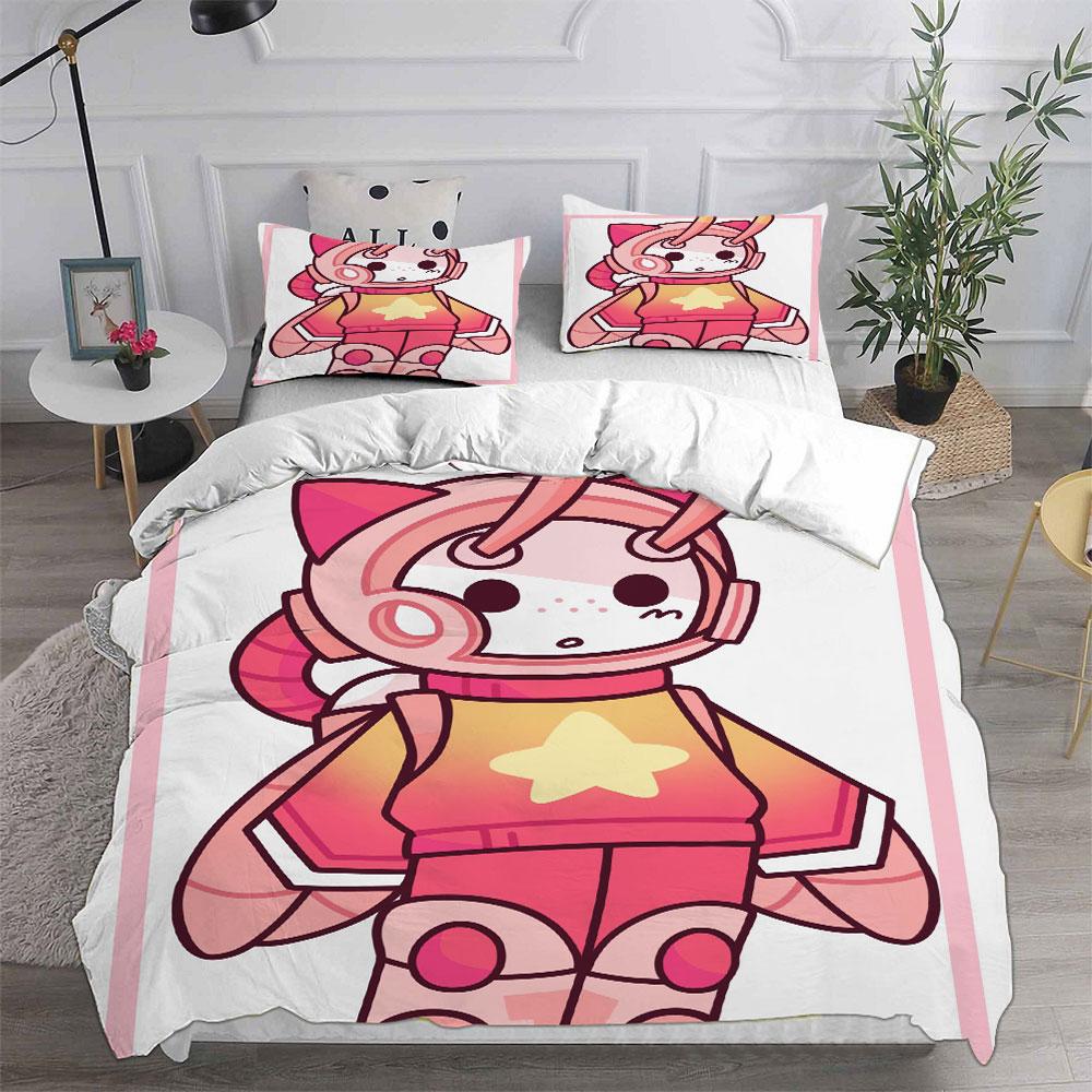Phighting Bedding Sets Cartoon Bed Cover Comforter Duvet Cover Pillow Case 2-3 Pieces Sets Kids Adult Bedroom Decoration