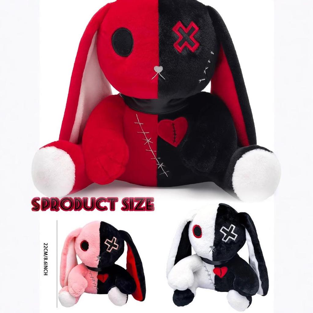 Multicolor Halloween Dark Rebirth Rabbit Plush Doll