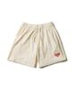 Amphist Love Terry Cotton Shorts Cream