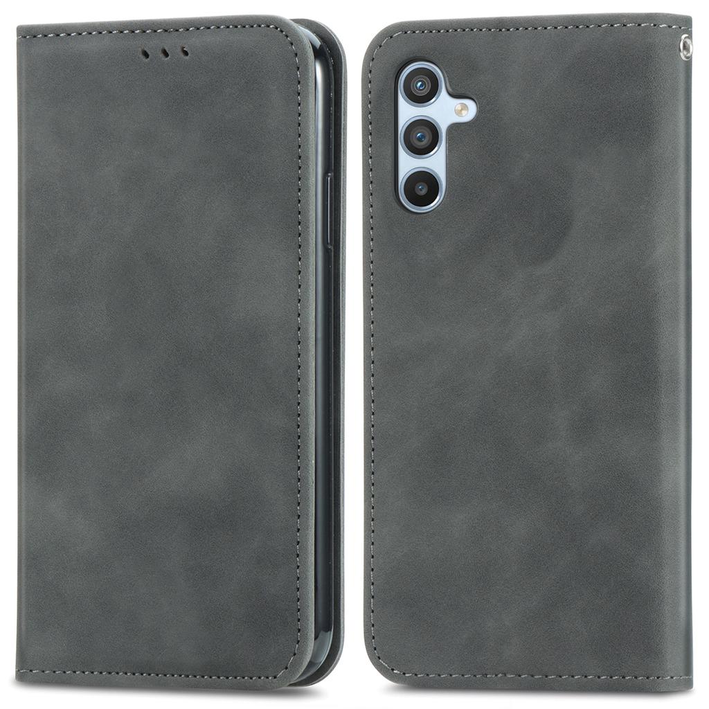 For Samsung Galaxy A36 5G Case Skin Touch Feeling Leather Card Holder Phone Cover Magnetic Absorption