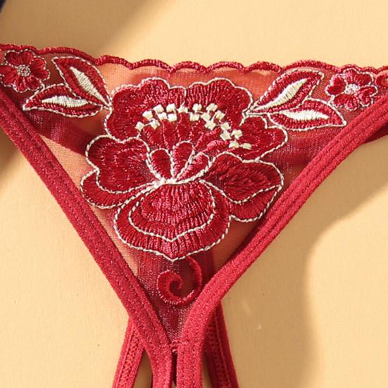 Chic Women G-string See-through Low Waist Lady Underpants