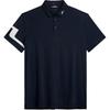 Logo Pattern Polo Shirt Men Polo Shirts Navy-Blue GMJT06335-6855