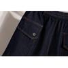 DIMANAF 2026 New Spring Summer Plus Size Women Short Pants Jeans Elastic Waist Cotton Oversize Shorts Denim Solid