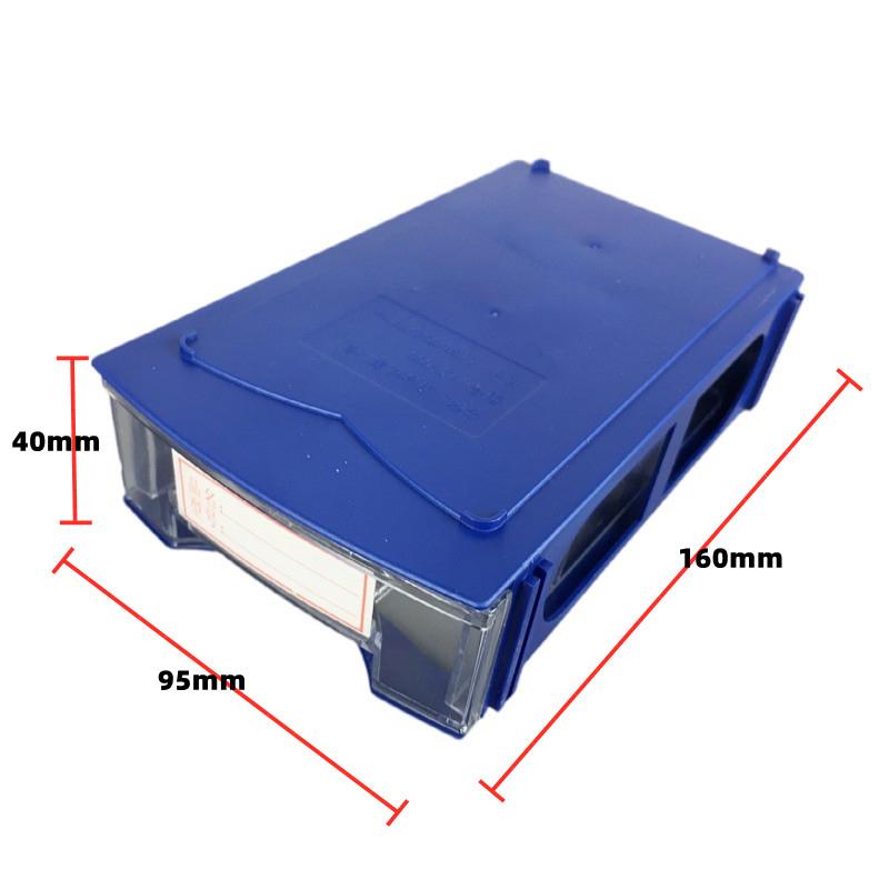 

Stackable Plastic Storage Boxes Component Screws Tool Container Screws Tools Packaging Storage Bins Hardware Parts Box S 160x95x40mm
