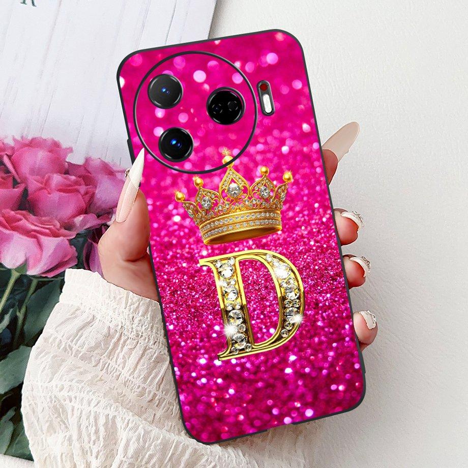 Phone Case For Tecno Camon 30 4G 5G 30S Pro 30pro 30 Premier Cover Soft Silicone Funda Matte TPU Capa Initial Letters Pattern
