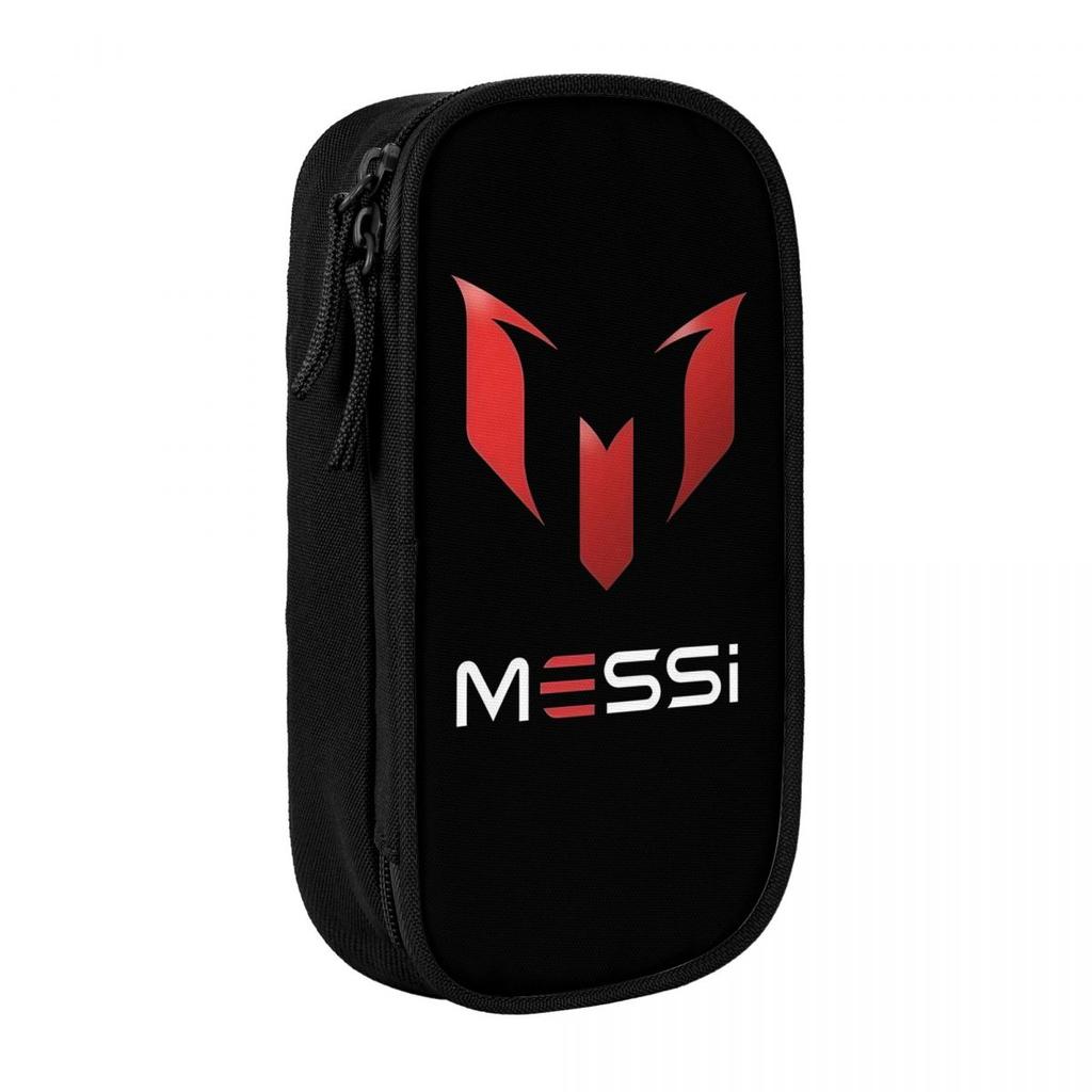 Lionel Pencil Case Lionel Messied Pencilcases Pen Box Kids Big Capacity Bags School Supplies Gifts Stationery