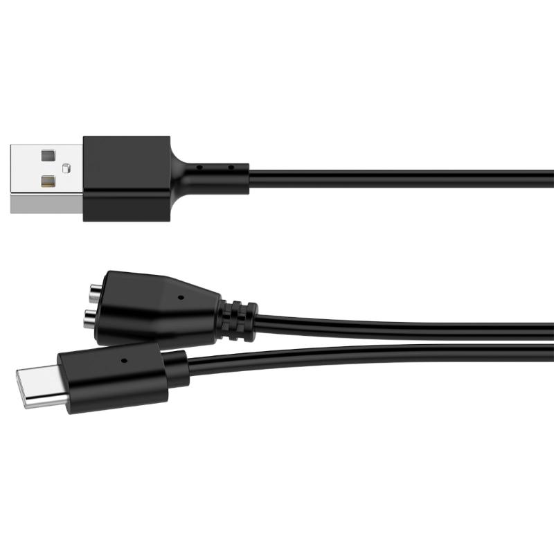 1m USB Charging Cable Cord Magnetic Power Wire with USB C Output Port for Delupet DT66 DT67 DT68 Dog Training Collar