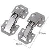 10pcs Cabinet Hinge 90 Degree 3/4in No-Drilling Hole Cupboard Door Hydraulic Hinges Soft Close With Screws Furniture Hardware