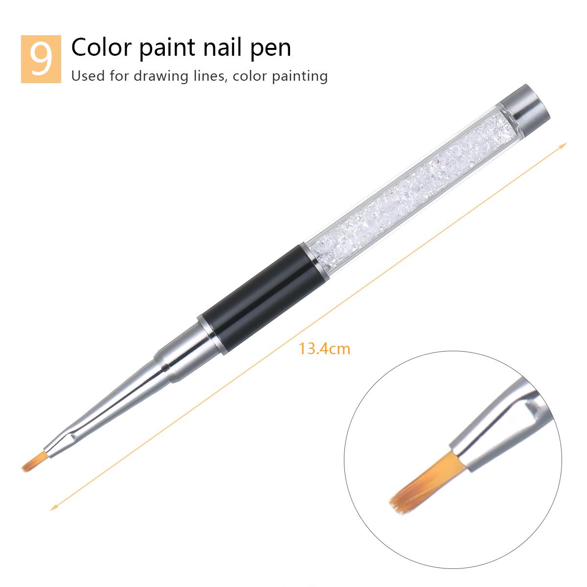 

Ногтевая кисть Nail Art УФ-гель Живопись Ручка Nail Art Liner Кисти Ногтевая живопись Рисование Ручки Ногти