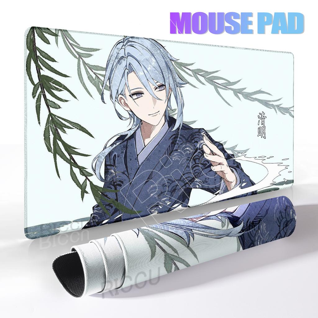 Game Large Mousepad Genshin Impact Mouse Pad Extra Kawaii Computer Keyboard Desk Mat XXL E-Sports Deskmat Gaming Accessories Pad