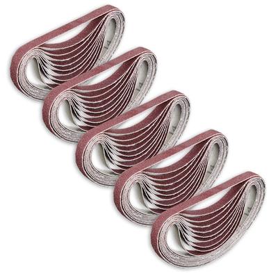 Felimore Belt Sander Replacement Belts, 10 X 330mm, 80# Abrasive Sand Belts (Pack of 50)