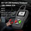 Bm550 Car Battery Tester 6v 12v 24v 100-2000 2ah-220ah Battery System Detect Auto Battery Analyzer