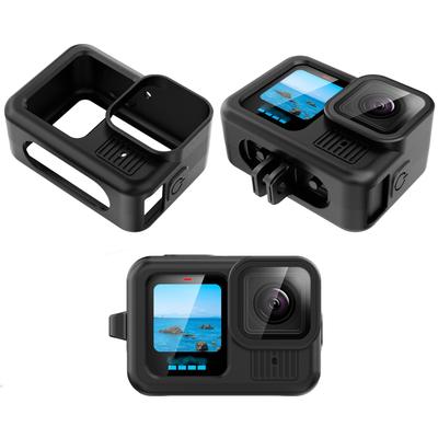 Pour Gopro Hero 13 Noir Accessoires Étui Boîtier de Protection Protecteur Bouchon d'Objectif en Silicone Caoutchouc Sangle Pour go pro Hero13