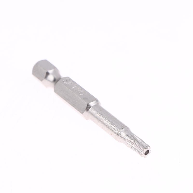 7Pcs/Set 5 Point Torx Screwdriver Bits 50mm S2 Magnetic Star Screw Driver 1/4" Hex Shank T10 T15 T20 T25 T27 T30 T40