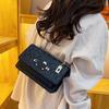 2025 Fashionable Crossbody Shoulder Bag: Versatile, Small Square Design with Letter Print for Women
