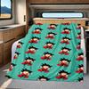 1PC Son Goku  Print Flannel Blanket, High Quality All Seasons, Home Decor, Warmth and Comfort, Perfect for Christmas Gifts