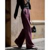 Demana Women's Fluffy Air Layer High-Waist Wide-Leg Sweatpants