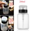 200mL UV Gel Cleaner Nail Polish Remover Pump Dispenser Container Clean Acetone  Empty Bottle