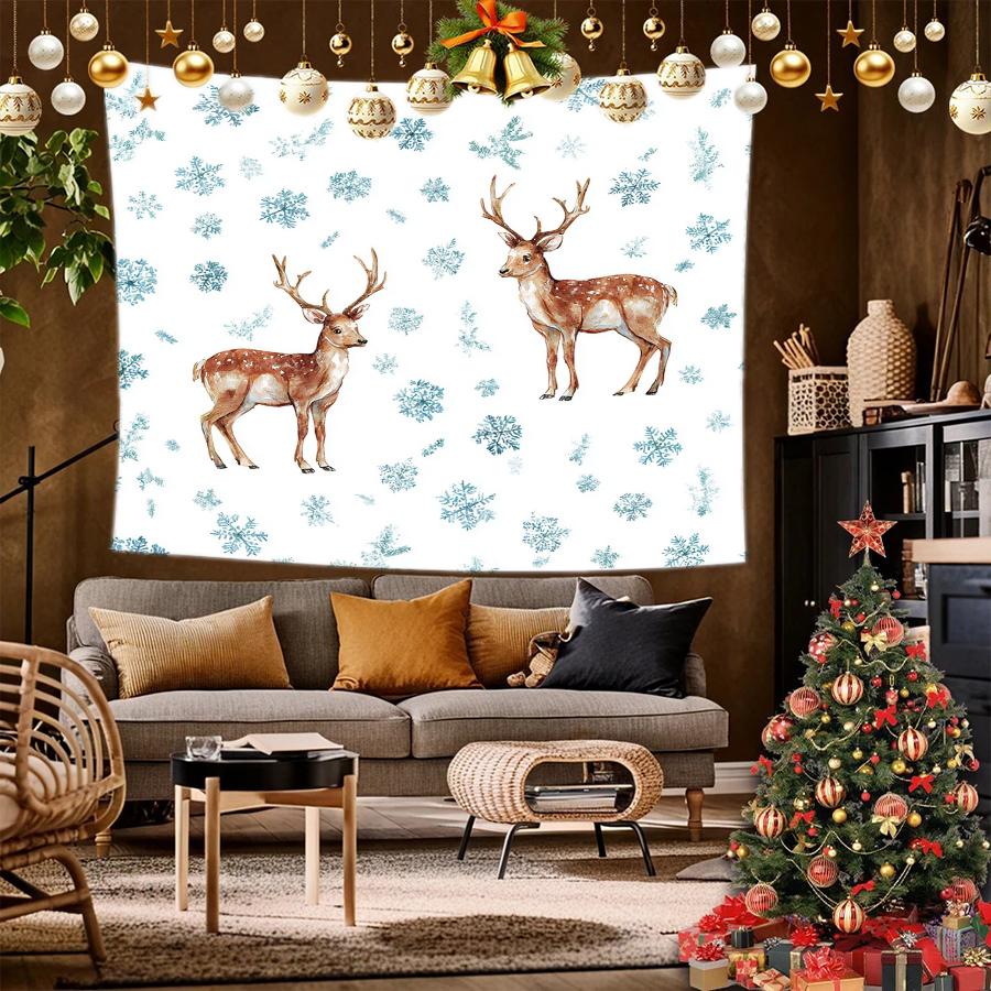 Christmas Gifts Tapestry Background Cloth Hanging Cloth Bedroom Bedside Decorative Wall Cloth Rental Dormitory Tapestry