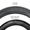 YunSCM Set of 2 16x1.95 Tires, 16x1.95 53-305 Bicycle Tires + 16x1.75/2.125 Tubes with 32mm Schrader Valves, for 16-inch 1.95 Mountain Bikes, Y-1199