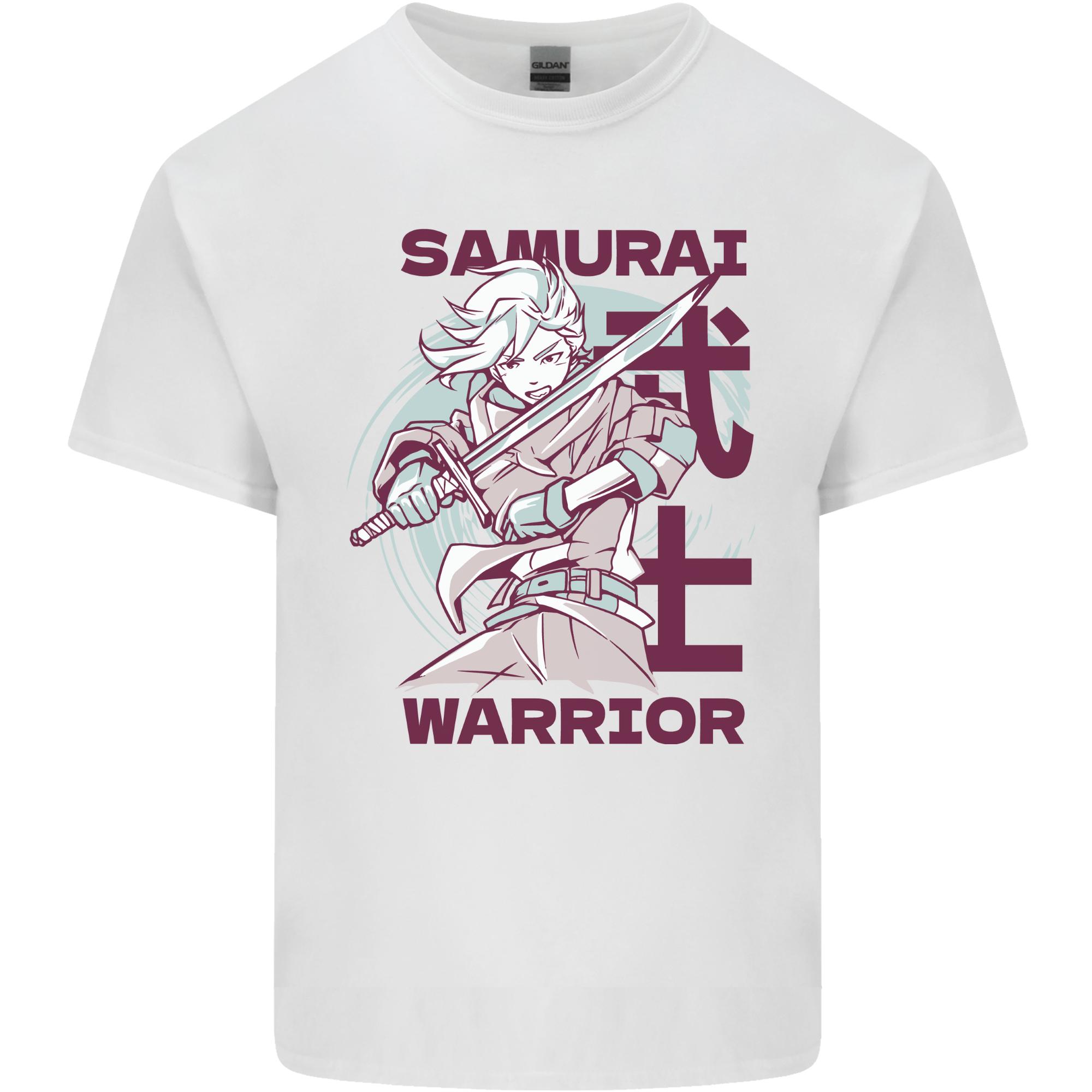 Anime Samurai Warrior Unisexs Light Cotton TShirt S