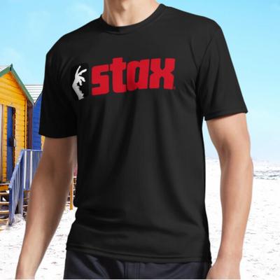 Nuova T-Shirt Attiva Vintage Stax Divertente Taglia S - 5XL