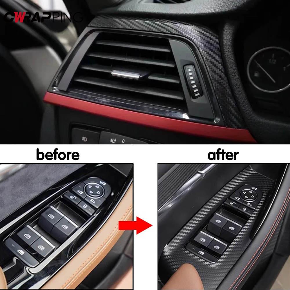 3D Carbon Fiber Vinyl Wrap Film Laptop Computer Auto Motorcycle Wrapping Covering Film Decorative Stickers for Car Accessories