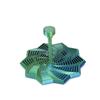 Pla Erweitertes Sensorisches Fidget-Stern mit Griffen 3D-gedrucktes Fraktal-Fidget-Sechseck Wirbelnde Spirale Stressabbau-Fidget