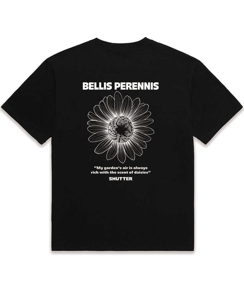 SHIRTER Bellis Logo Oversized Short Sleeve T-Shirt (Ss019) Black