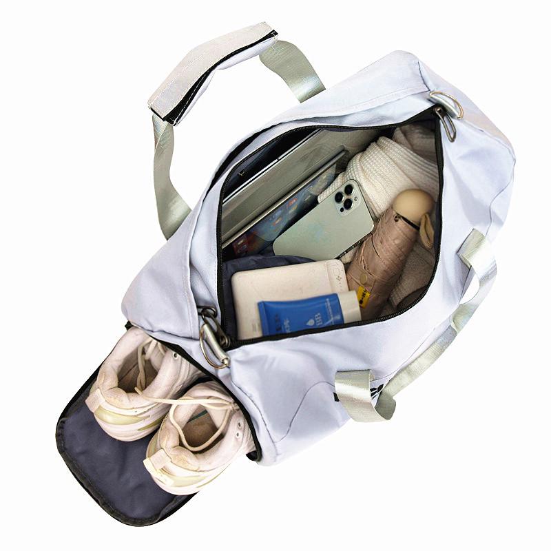 Large Capacity Unisex Travel Bag with Dry/Wet Separation for Sports, Fitness, and Swimming.