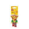 IQ Iconic Pizza Guy Keychain LED Keychain Light Block Toy Doll Movable Mini Figure