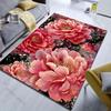 Multiple sizes Rich pink peony Carpet for Living Room Bedroom Sofa Home Decor Rus Non-slip Floor Mat Luxury Gift