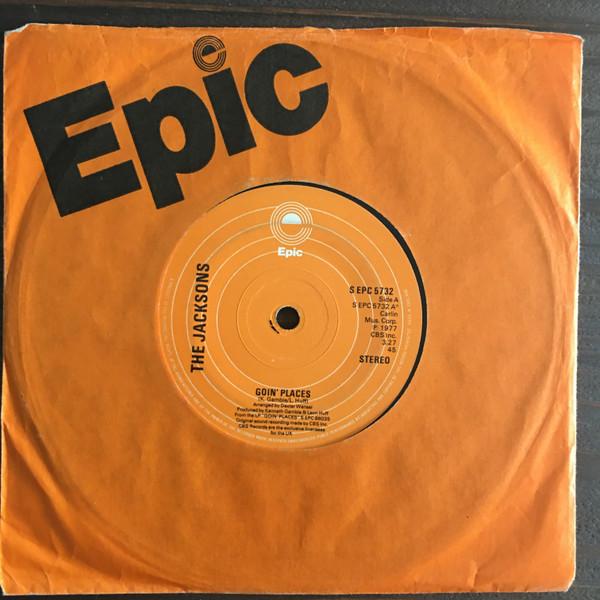 

7inch Record JACKSONS - Goin Places SEPC5732 Epic 1977 UK Soul/Funk Used