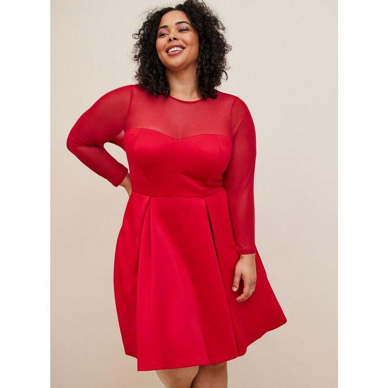 

100.00kg plus Size Plus Size Women s Clothing Chubby Girl Fashion Export Single Waist Slim Looking Red Dress Summer Wear Red blemish 6