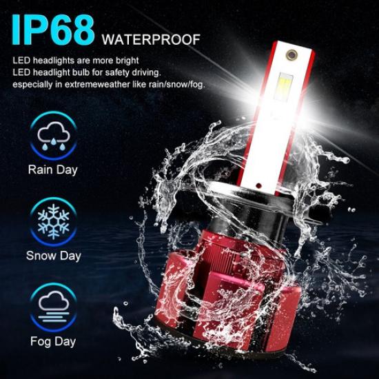 LED Headlight Kit H7 White 6000K Low Beam Bulbs For HYUNDAI Sonata 2011-2014