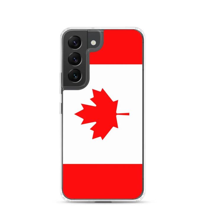 Coque Téléphone - Samsung - Galaxy S20 - Drapeau Canada - Souple - Multicolore